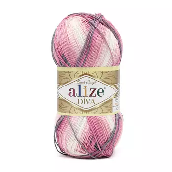 Пряжа ALIZE 'Diva batik' 100гр. 350м. (100% микрофибра) ТУ (3245 секционный)