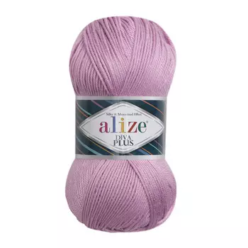 Пряжа Alize 'Diva Plus' 100г 220м (100% микрофибра акрил) (474 лиловый)
