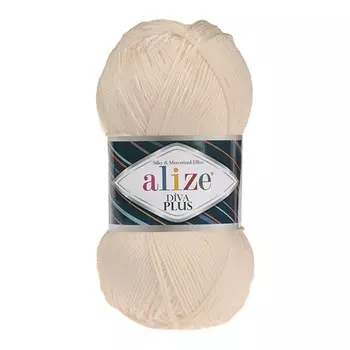 Пряжа Alize 'Diva Plus' 100г 220м (100% микрофибра акрил) (160 медовый)