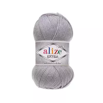 Пряжа ALIZE 'EXTRA' 100гр. 220м (100% Aкрил) (52 серый)