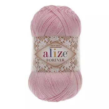 Пряжа ALIZE 'Forever crochet' 50гр. 300м. (100% микроакрил) ТУ (32 розовый)