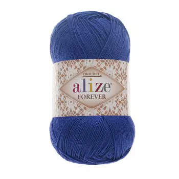 Пряжа ALIZE 'Forever crochet' 50гр. 300м. (100% микроакрил) ТУ (141 василек)