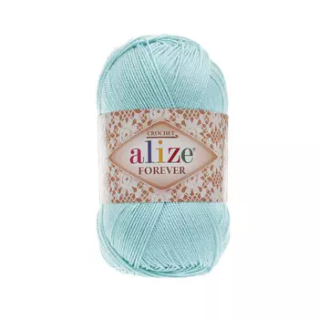 Пряжа ALIZE 'Forever crochet' 50гр. 300м. (100% микроакрил) ТУ (501 мята)