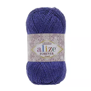 Пряжа ALIZE 'Forever crochet simli' 50гр. 280м. (96%микрофибра акрил,4%металик)ТУ (141 электрик)