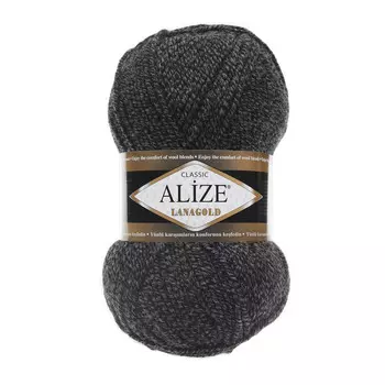 Пряжа ALIZE 'Lanagold' 100гр., 240м (49%шерсть, 51%акрил) (600 меланж)