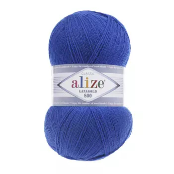 Пряжа ALIZE 'Lanagold 800' 100гр.,730м (49%шерсть, 51%акрил) (141 василек)