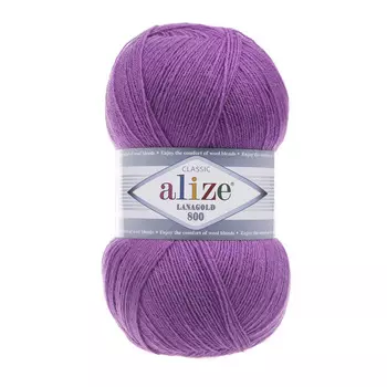 Пряжа ALIZE 'Lanagold 800' 100гр.,800м (49%шерсть, 51%акрил) (260 орхидея)