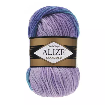 Пряжа ALIZE 'Lanagold Batik' 100гр.,240м (49%шерсть, 51%акрил) (3927 секционный)