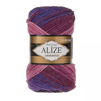 Пряжа ALIZE 'Lanagold Batik' 100гр.,240м (49%шерсть, 51%акрил) (1739 секционный)