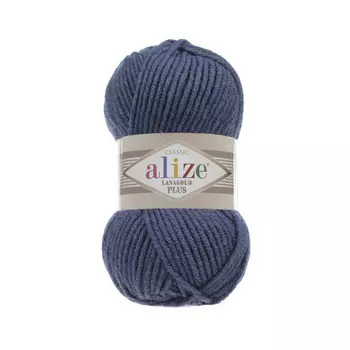 Пряжа ALIZE 'Lanagold Plus' 100гр. 140м (49% шерсть, 51% акрил) (381 морская волна)