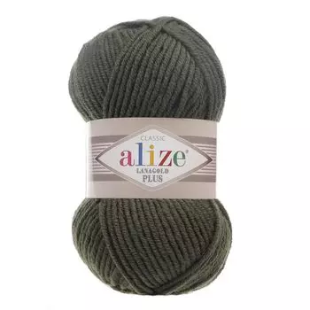 Пряжа ALIZE 'Lanagold Plus' 100гр. 140м (49% шерсть, 51% акрил) (29 хаки)