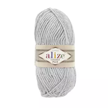 Пряжа ALIZE 'Lanagold Plus' 100гр. 140м (49% шерсть, 51% акрил) (684 пепельный меланж)