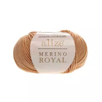 Пряжа Alize 'Merino Royal' 50г 100м (100% шерсть) (97 карамель)