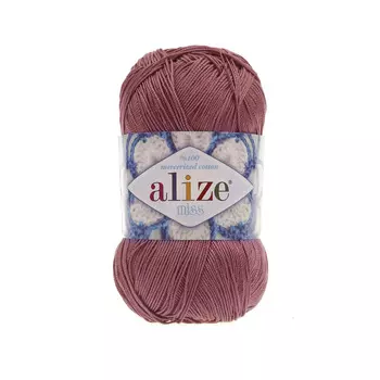 Пряжа ALIZE 'Miss' 50гр. 280м. (100% мерсерезированный хлопок) (468 увядшая роза)