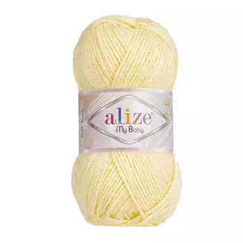 Пряжа Alize 'My baby' 50г 150м (100% акрил) (13 желтый)