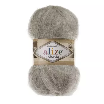 Пряжа ALIZE 'Naturale' 100гр. 230м. (60% шерсть, 40% хлопок) ТУ (431 бежевый)