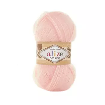 Пряжа ALIZE 'Naturale' 100гр. 230м. (60% шерсть, 40% хлопок) ТУ (404 шампань)