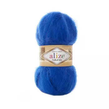 Пряжа ALIZE 'Naturale' 100гр. 230м. (60% шерсть, 40% хлопок) ТУ (141 Royal Blue)