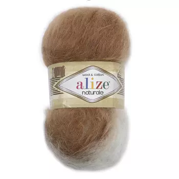 Пряжа ALIZE 'Naturale Batik' 100гр. 230м. (60% шерсть, 40% хлопок) ТУ (5916 секционный)