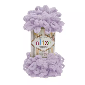 Пряжа Alize 'Puffy' 100г 9м (100% микрополиэстер) (27 светлая сирень)
