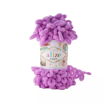 Пряжа Alize 'Puffy' 100г 9м (100% микрополиэстер) (378 орхидея)