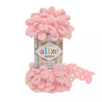 Пряжа Alize 'Puffy' 100г 9м (100% микрополиэстер) (638 пион)