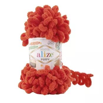 Пряжа Alize 'Puffy' 100г 9м (100% микрополиэстер) (767 гранатовый)