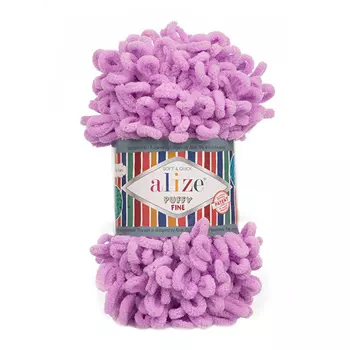 Пряжа Alize 'Puffy Fine' 100г 14м (100% микрополиэстер) (378 орхидея)