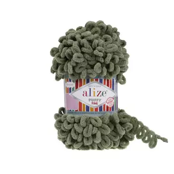 Пряжа Alize 'Puffy Fine' 100г 14м (100% микрополиэстер) (3 хаки)