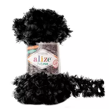 Пряжа Alize 'Puffy Fur' 100гр. 6м. (100% полиэстер) (6101)