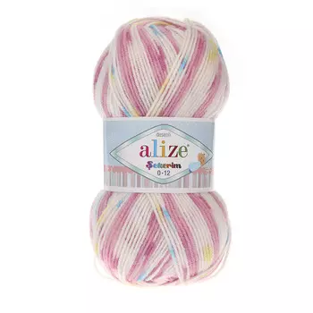 Пряжа ALIZE 'SEKERIM 0-12' 100гр. 320м (100%акрил) (102 секционный)
