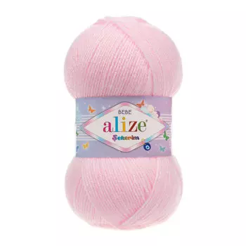 Пряжа ALIZE 'SEKERIM BEBE' 100гр. 320м (100% акрил) (184 пудра)