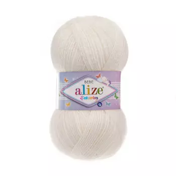 Пряжа ALIZE 'SEKERIM BEBE' 100гр. 320м (100% акрил) (450 жемчужный)