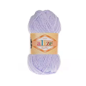 Пряжа ALIZE 'Softy' (100% микрополиэстер) (146 нежная сирень)