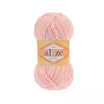 Пряжа ALIZE 'Softy' (100% микрополиэстер) (340 пудра)