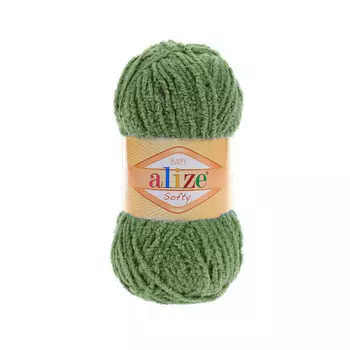 Пряжа ALIZE 'Softy' (100% микрополиэстер) (485 зеленая черепаха)