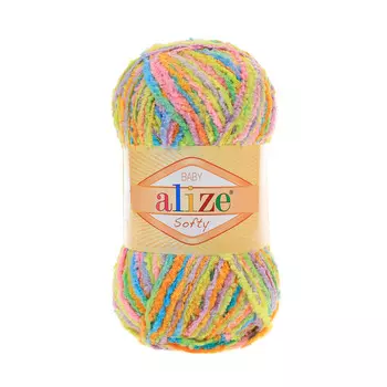 Пряжа ALIZE 'Softy' (100% микрополиэстер) (51307 меланж)