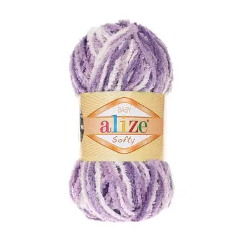 Пряжа ALIZE 'Softy' (100% микрополиэстер) (51627 меланж)