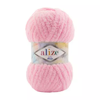 Пряжа ALIZE 'Softy Mega' 100гр. 70м (100% микрополиэстер) (185 детский розовый)