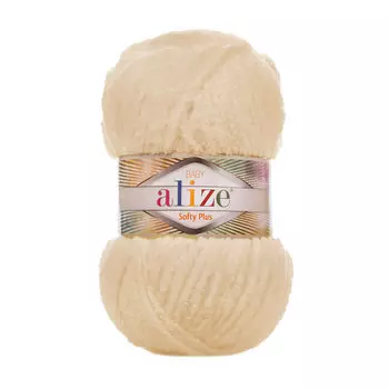 Пряжа Alize 'Softy Plus' 100г 120м (100% микрополиэстер) (310 шампань)