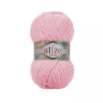 Пряжа Alize 'Softy Plus' 100г 120м (100% микрополиэстер) (31 светло-розовый)