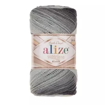 Пряжа ALIZE 'Superlana klasik batik' 100гр. 280м. (75% акрил, 25%шерсть) ТУ (1900 секционный)