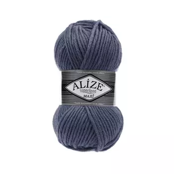 Пряжа ALIZE 'Superlana maxi' 100гр. 100м. (75% акрил, 25%шерсть) ТУ (381 морская волна)