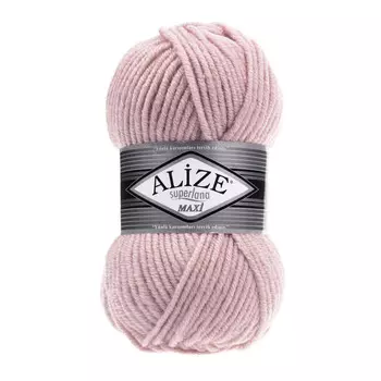 Пряжа ALIZE 'Superlana maxi' 100гр. 100м. (75% акрил, 25%шерсть) ТУ (161 розовый)