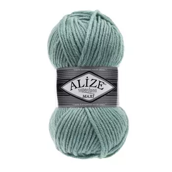 Пряжа ALIZE 'Superlana maxi' 100гр. 100м. (75% акрил, 25%шерсть) ТУ (463 мята)