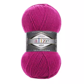 Пряжа ALIZE 'SUPERLANA MIDI' 100гр. 170м (25% Шерсть - 75% Aкрил) (149 фуксия)