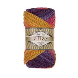 Пряжа ALIZE 'Superlana Midi Batik' 100гр. 170м (25% шерсть, 75% акрил) (6834 секционный)