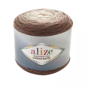 Пряжа Alize 'Superlana Midi Ombre Batik' 300гр. 510м. (25% шерсть, 75% акрил) (7272)