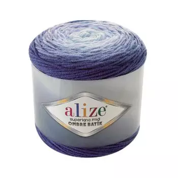 Пряжа Alize 'Superlana Midi Ombre Batik' 300гр. 510м. (25% шерсть, 75% акрил) (7291)