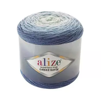 Пряжа Alize 'Superlana Midi Ombre Batik' 300гр. 510м. (25% шерсть, 75% акрил) (7269)